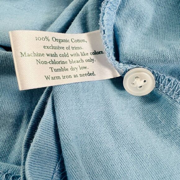 Criquet  Players Mens Polo Shirt Blue Short Sleeve Classic Pocket 4 Button M - Picture 8 of 11